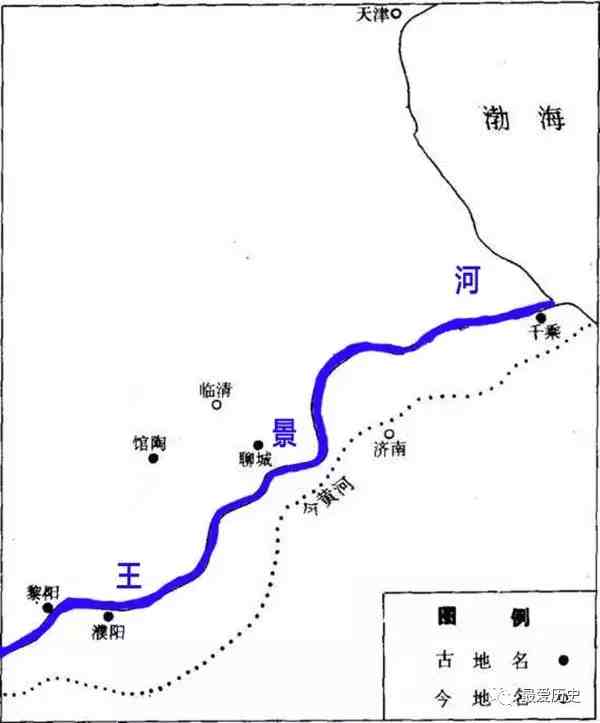 避免自己祖坟被淹 于是黄河在河北泛滥半个世纪之久 直到东汉王景治河