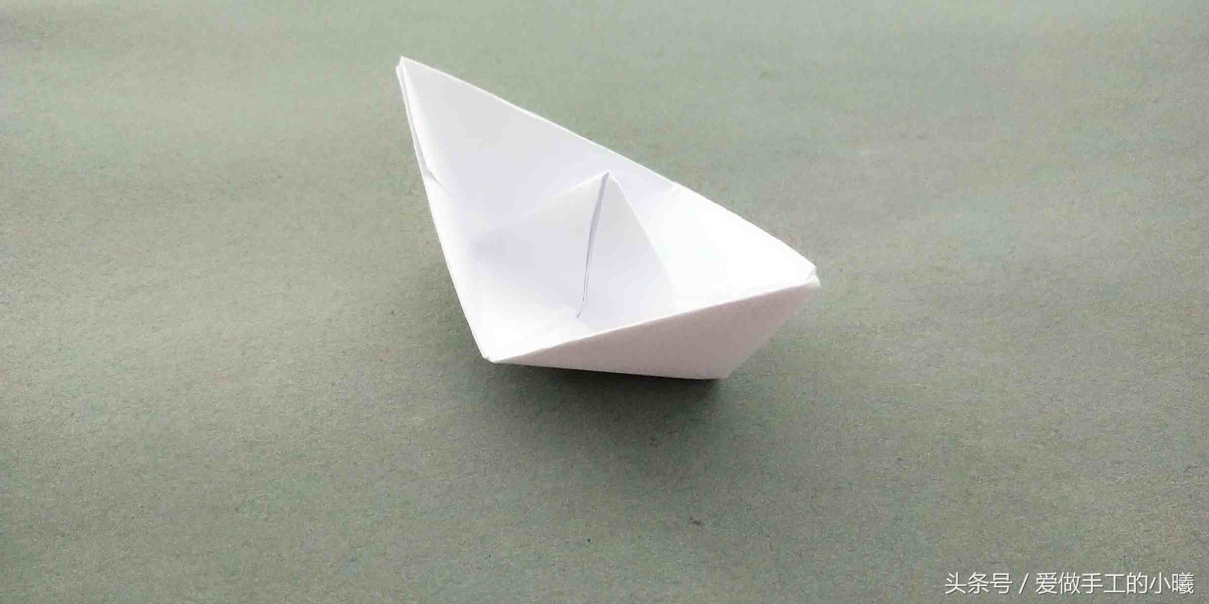 小船的折法简单小船折纸教程