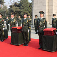 第七批在韩志愿军烈士安葬仪式在沈阳举行