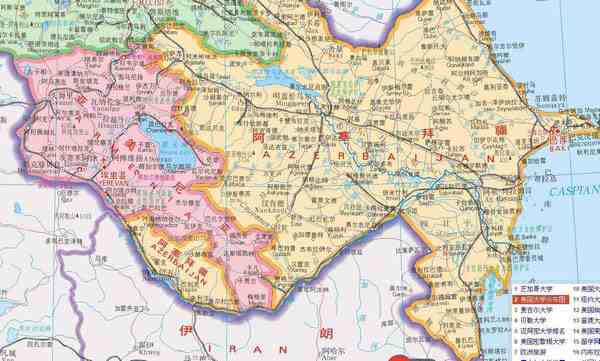 阿塞拜疆地图