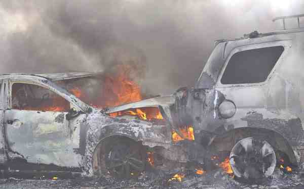 贵州毕节两车追尾起火导致7人身亡
