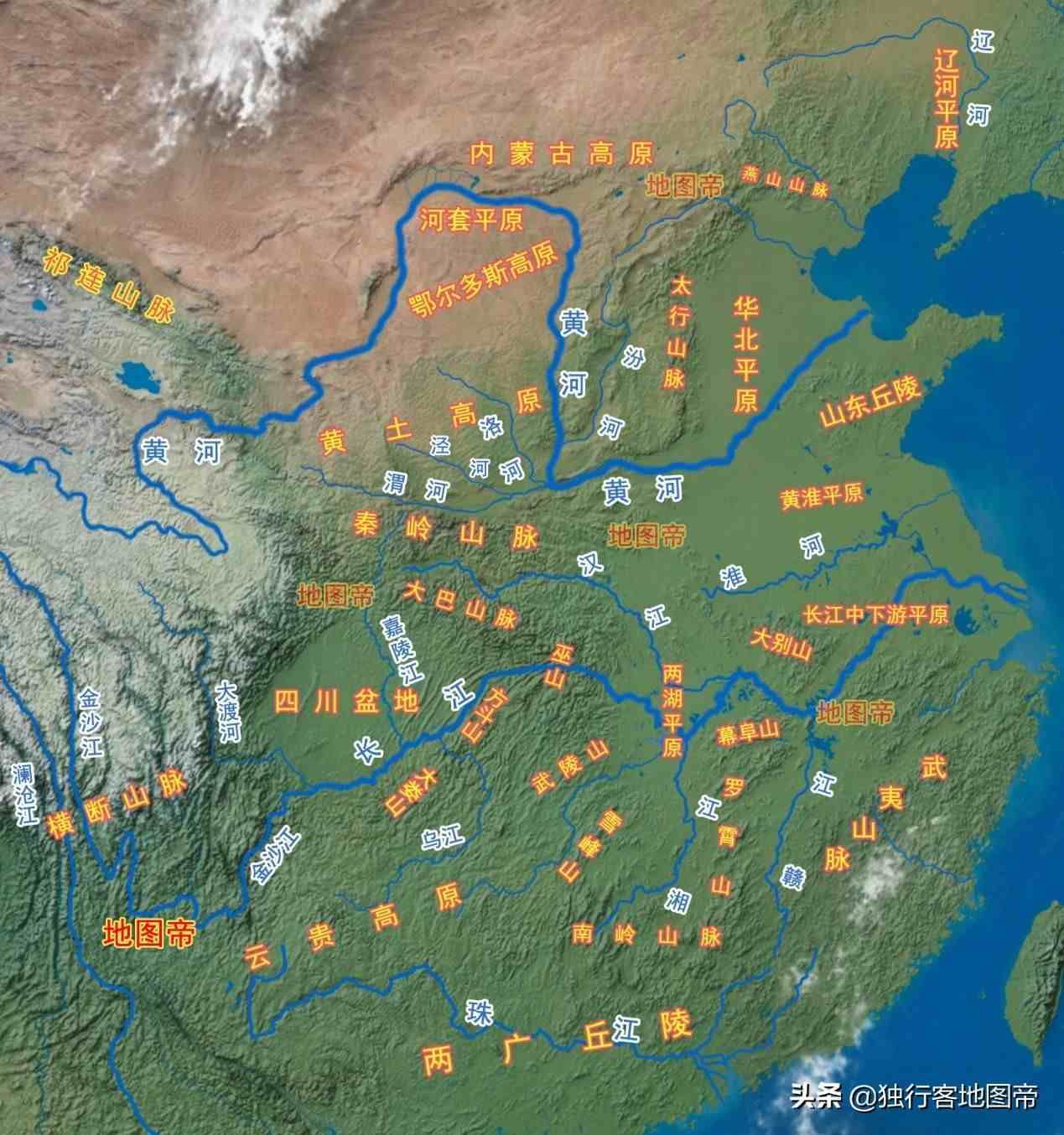 泾水渭水地图图片