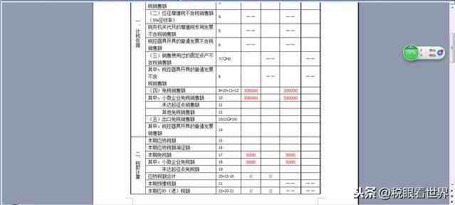 小规模纳税人增值税申报表填报案例及注意要点