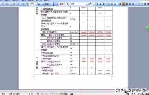 小规模纳税人增值税申报表填报案例及注意要点