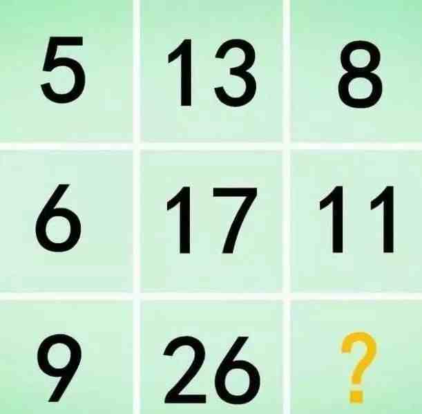 数学智力题(十分钟内能答对8题就算你赢)