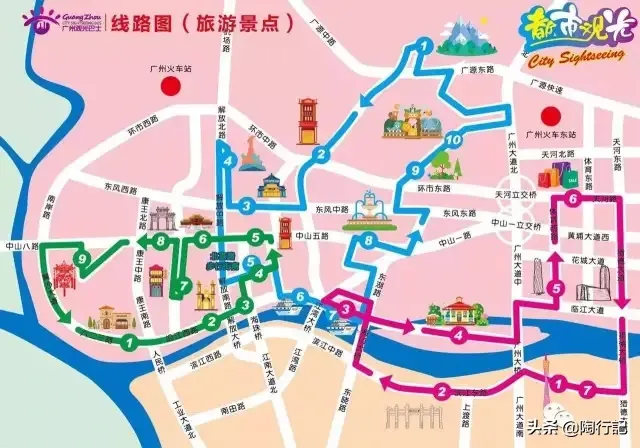 坐完这3条观光双层巴士线路，你会更加了解广州这座城市魅力所在