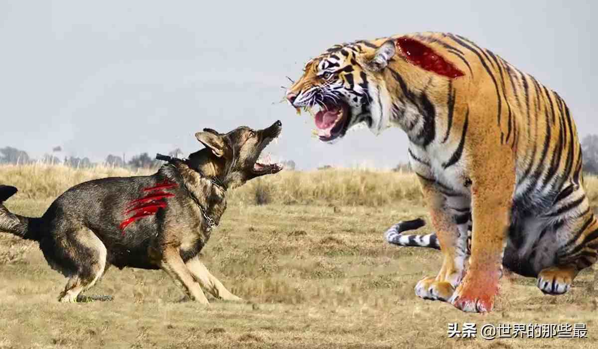 纯种藏獒图片(纯种藏獒真敢跟野生的虎狼搏斗吗？)