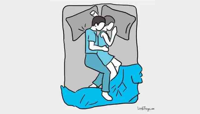 十种最常见的情侣睡姿，透露你们爱得有多深