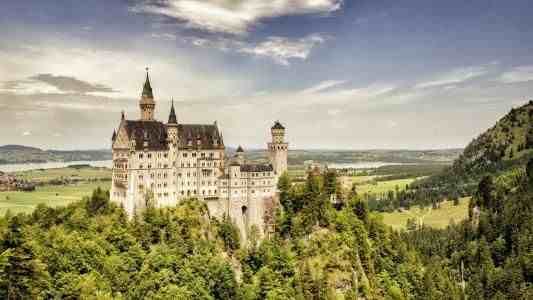 德国众多城堡中的一个堡——梅尔斯堡