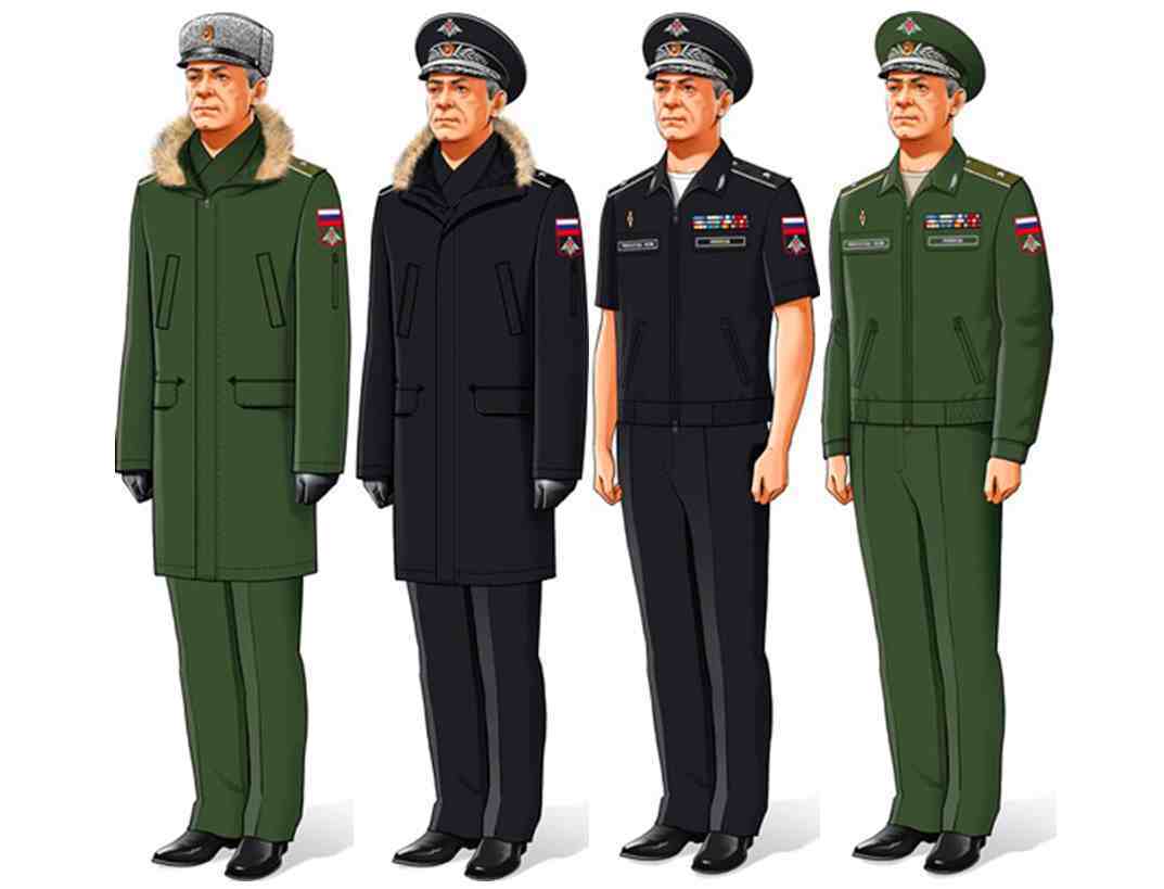 图解俄罗斯国防部高官制服，区分三种类型，只有一种是正牌军人
