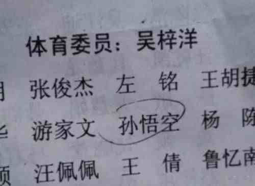 那些“令人喷饭”的名字，看完笑坏了！名字这么好玩爸妈知道吗