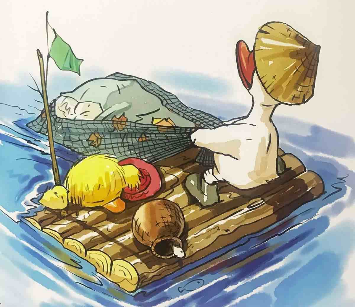 一个关于探险的故事《小鸭达达去探险》