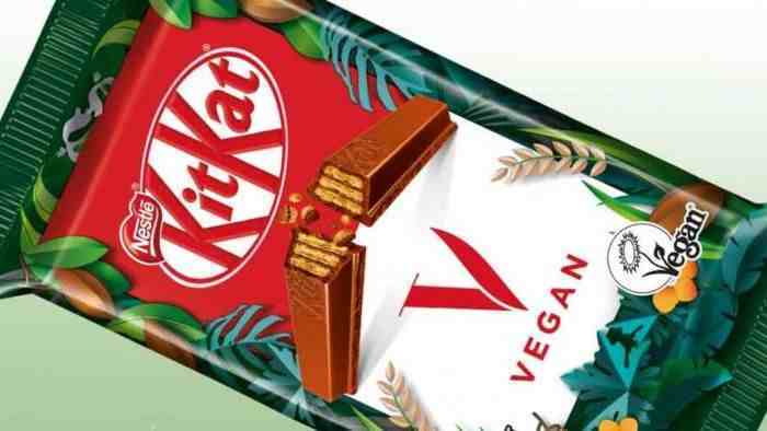 雀巢推出新的素食奇巧棒"KitKat V" 扩大植物性产品的范围