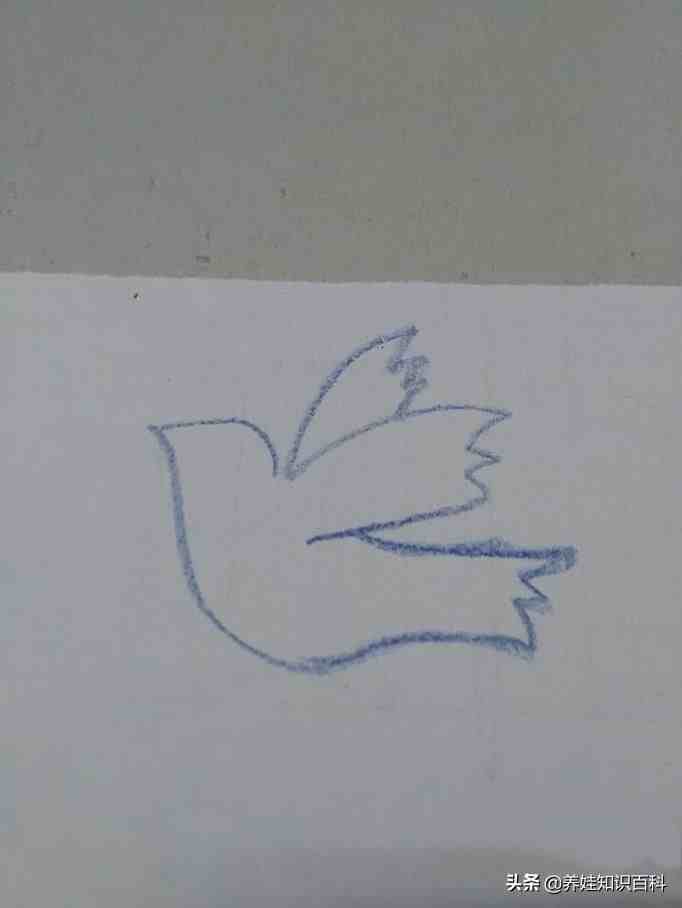 和平鸽的简笔画|和平鸽怎么画？