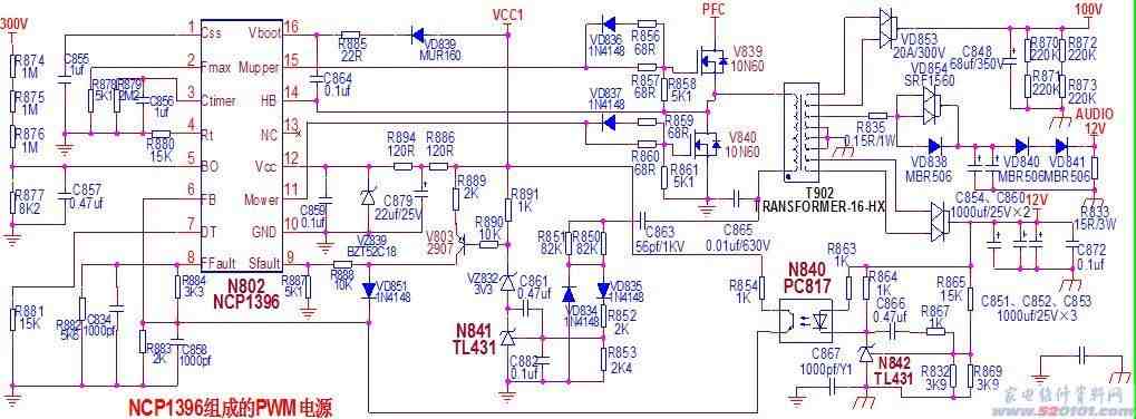 海信电视电路图|海信LED液晶电视电源电路分析与维修