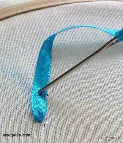 丝带绣教程|13种丝带、7种入门针法
