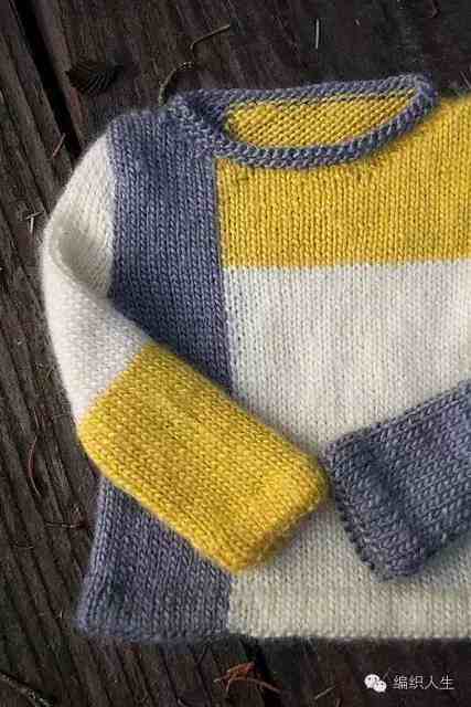 零线太多玩拼色！儿童条纹毛衣这样织，简直太好看了！