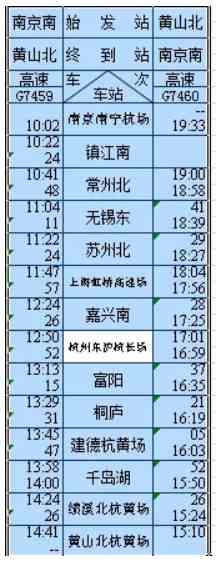 最新丨杭黄铁路列车时刻表出炉 开通高铁31对