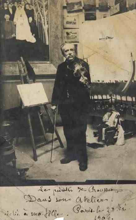 学赏画（33）以纯真、原始的风格著称亨利卢梭Henri Rousseau