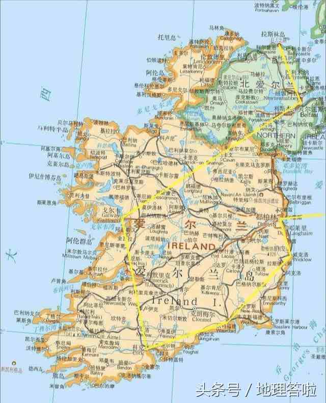 地理答啦：爱尔兰是怎样的一个国家？和英国有什么渊源？