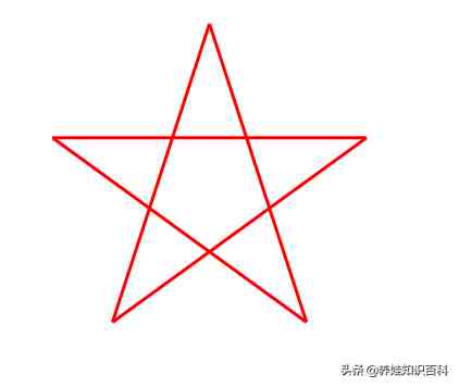 怎么画五角星？按照这个步骤画，画出来的五角星既标准又好看