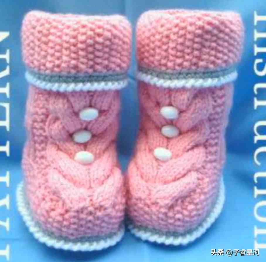 婴幼儿宝宝毛线鞋大集合，款款温暖又可爱，会编织的姐妹不要错过