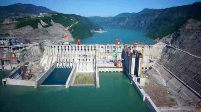 耗资542亿修建的向家坝水电站，中国第三大，世界第五大