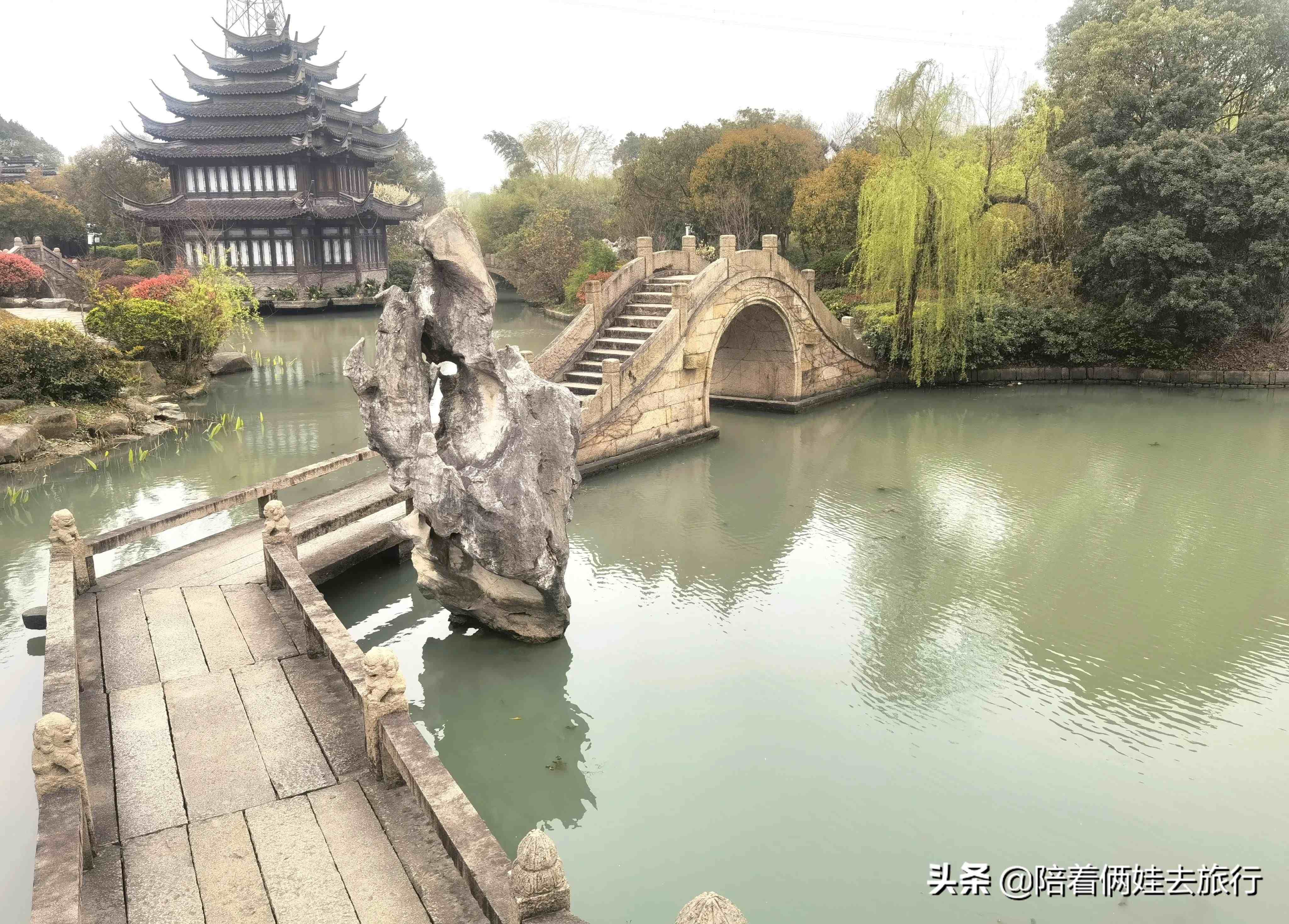 韩湘水博园|上海韩湘水博园，堪称古桥博物馆