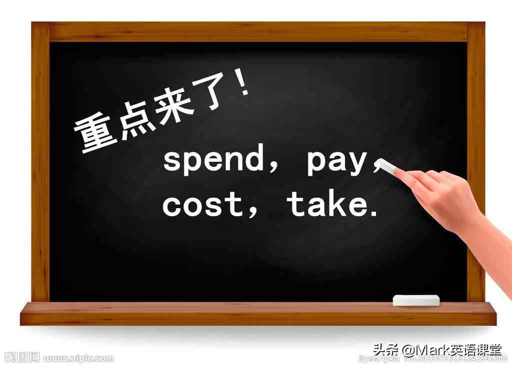 【中考过关】英语中的四个“花费”spend\take\pay\cost很清楚了