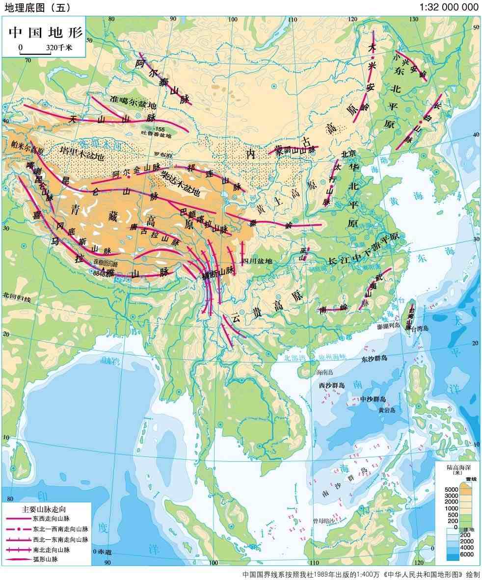 中国地图高清版可放大|中国地图3D版，高清建议收藏