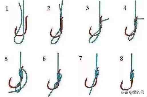 鱼钩的绑法|图解六种常见鱼钩详细绑法