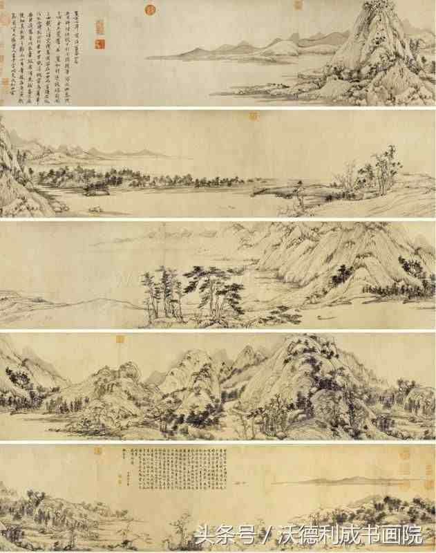 富春山居图作者|中国山水画第一神品《富春山居图》