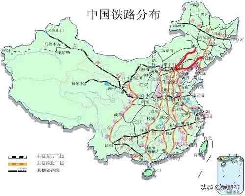 中国铁路线|中国十大主要铁路干线介绍