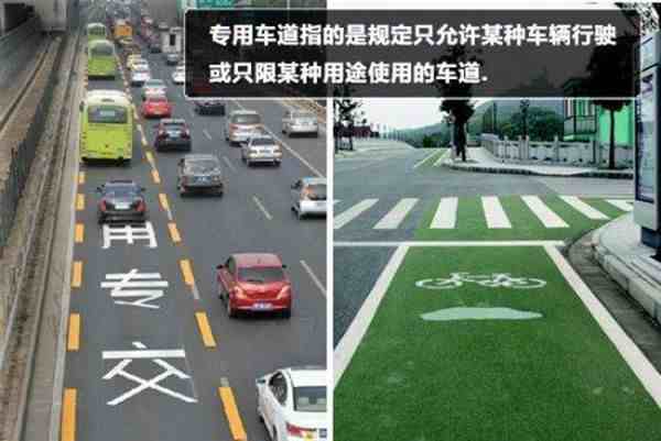 交通图解|20种道路交通标志线图解