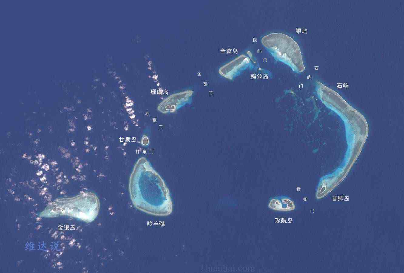 西沙群岛实际控制图西沙群岛的实际控制现状