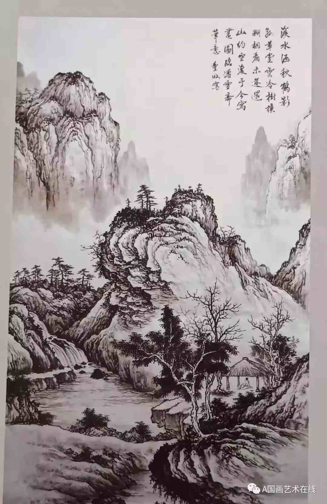 国画山水技法|国画技法——山水的几种画法