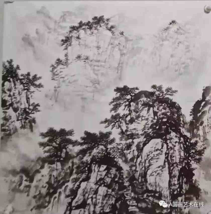 国画山水技法|国画技法——山水的几种画法