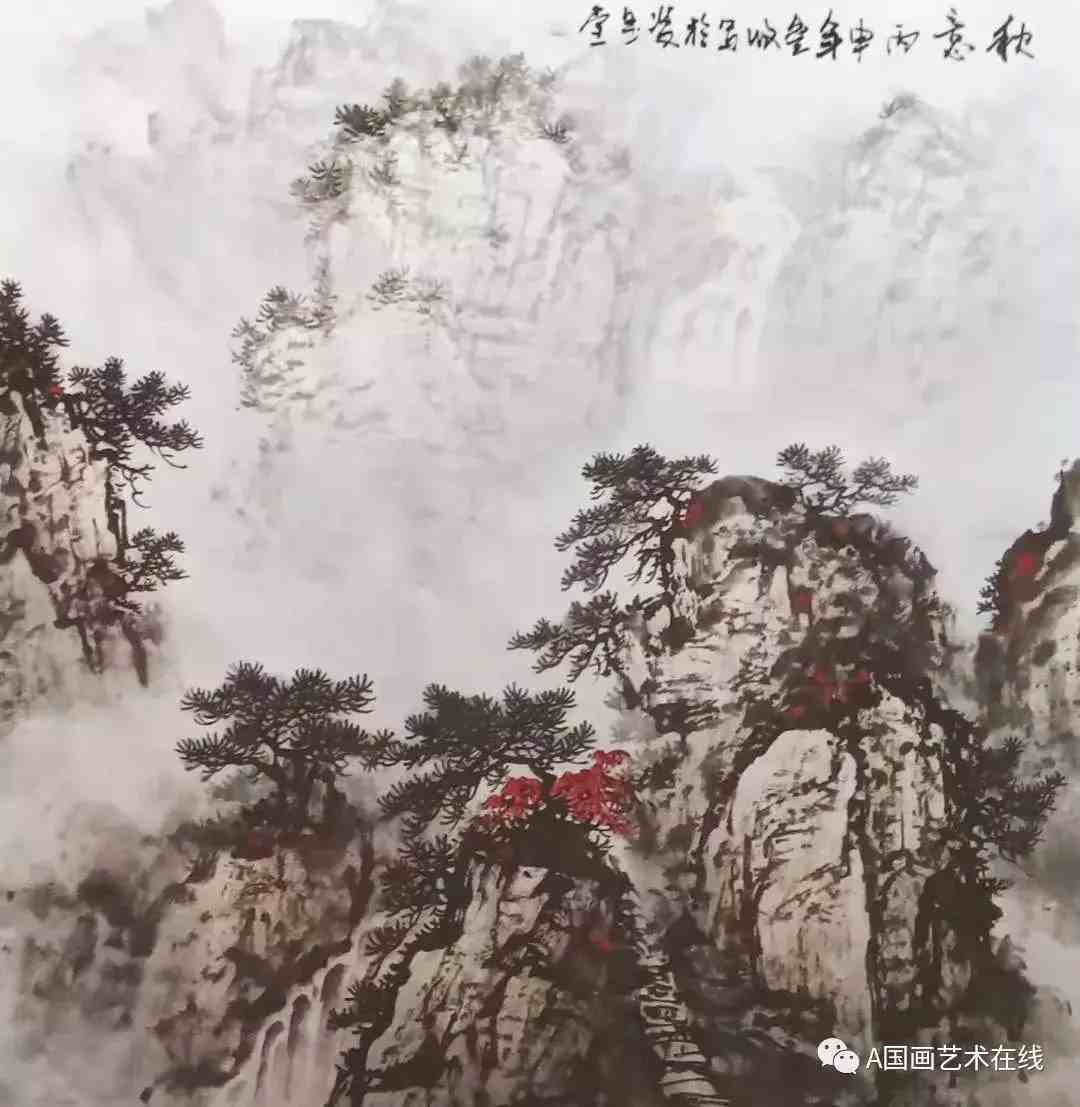 国画技法——山水的几种画法