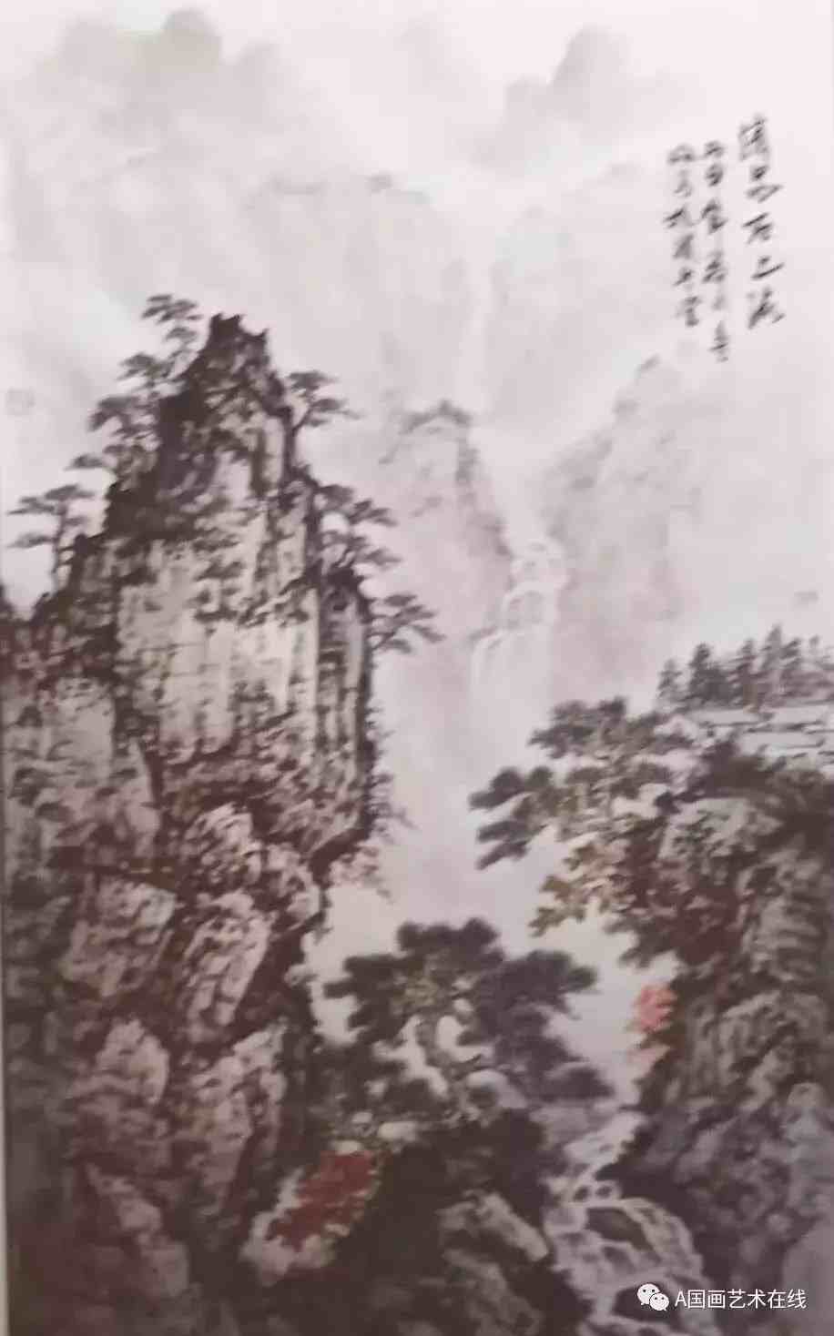 国画技法——山水的几种画法