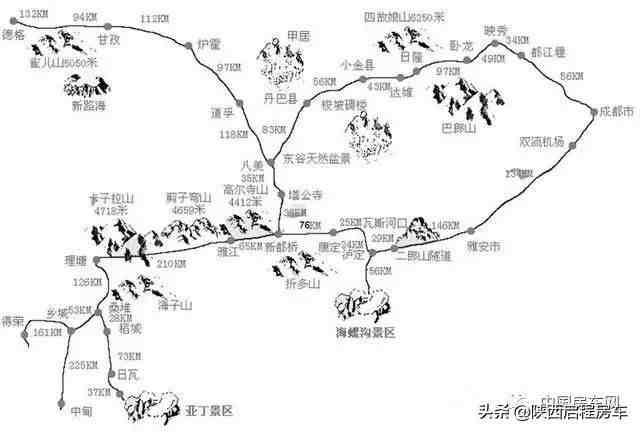 自驾旅游地图|史上最全中国自驾游地图