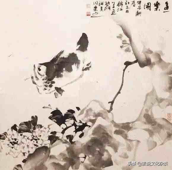 徐锦江新绘画作品造诣高，画鸭子有关山月风格，留白尽显真实力