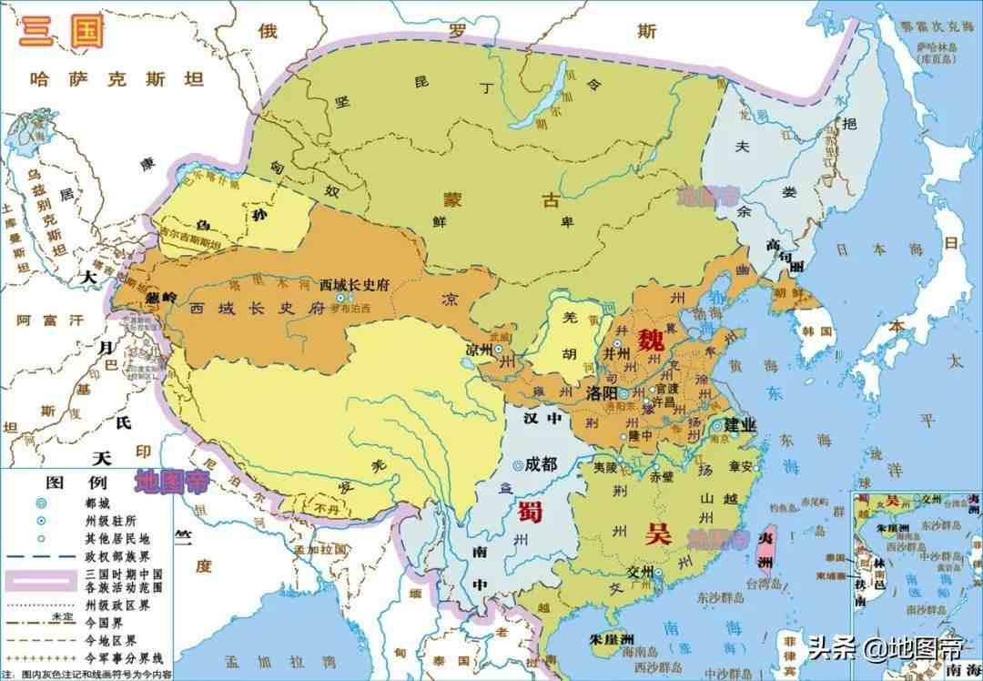 三国时期地图|地图上的三国|15幅地图