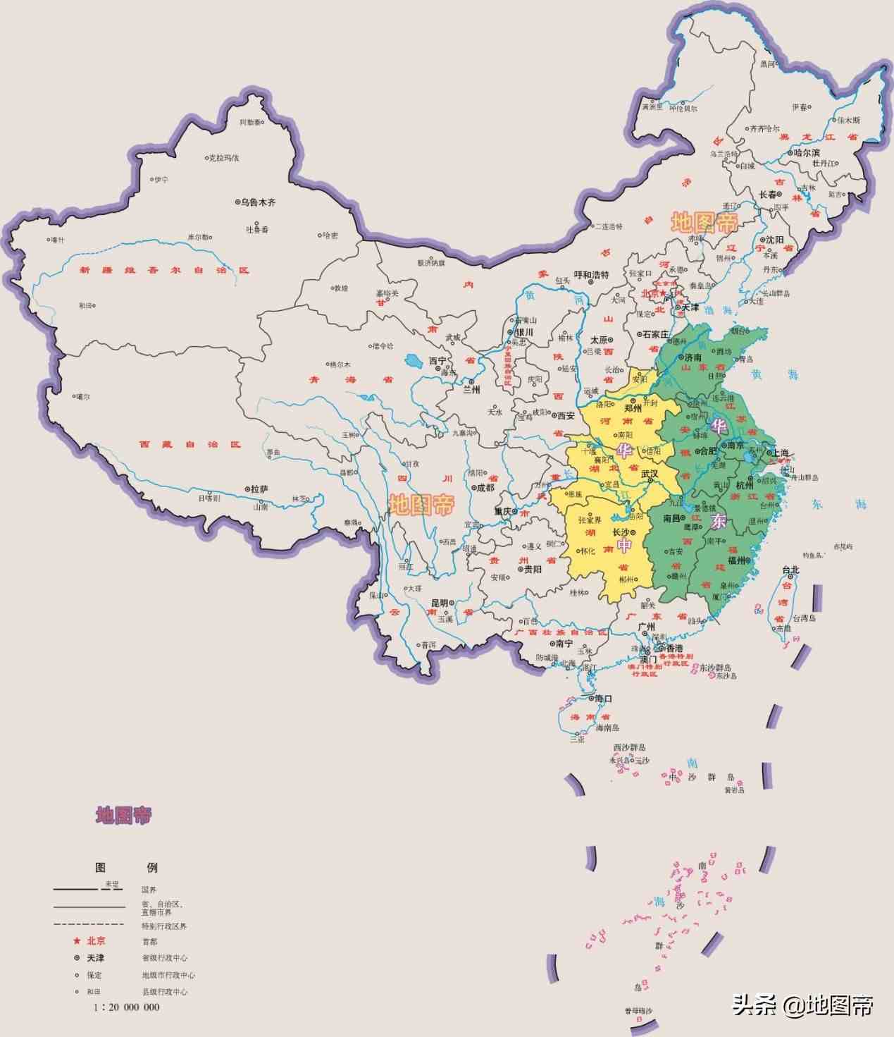 江西省简称|江西属于华中地区，还是华东地区？