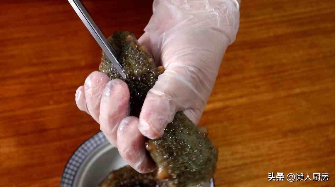 鲜活的海参这样做才好吃，教你如何处理海参，做出来脆嫩爽口