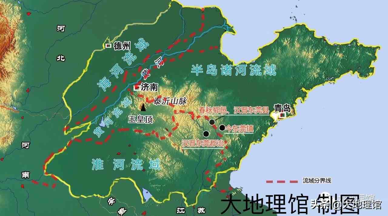 哪座山，划分了山东和山西？