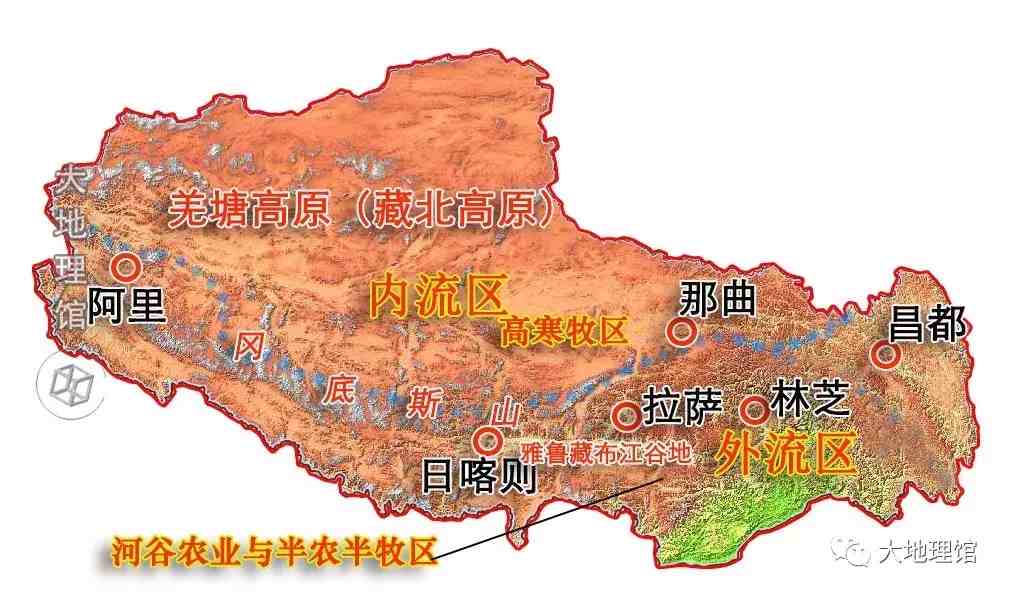 山脉地图|一张地图，看中国的主要山脉分布