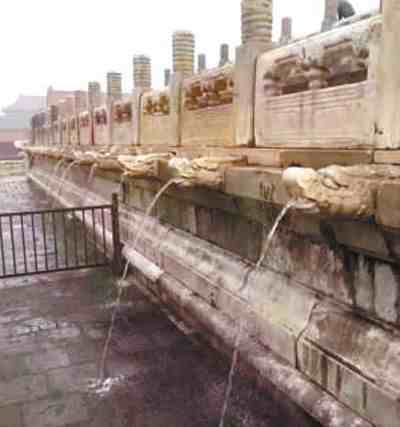 紫禁城充满智慧的排水系统