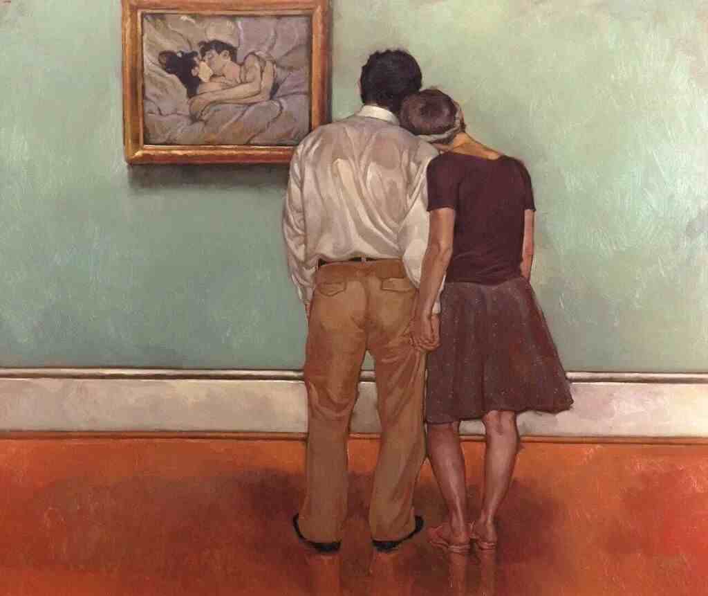 油画里的爱情：有你在身边的每一天，都是浪漫的情人节