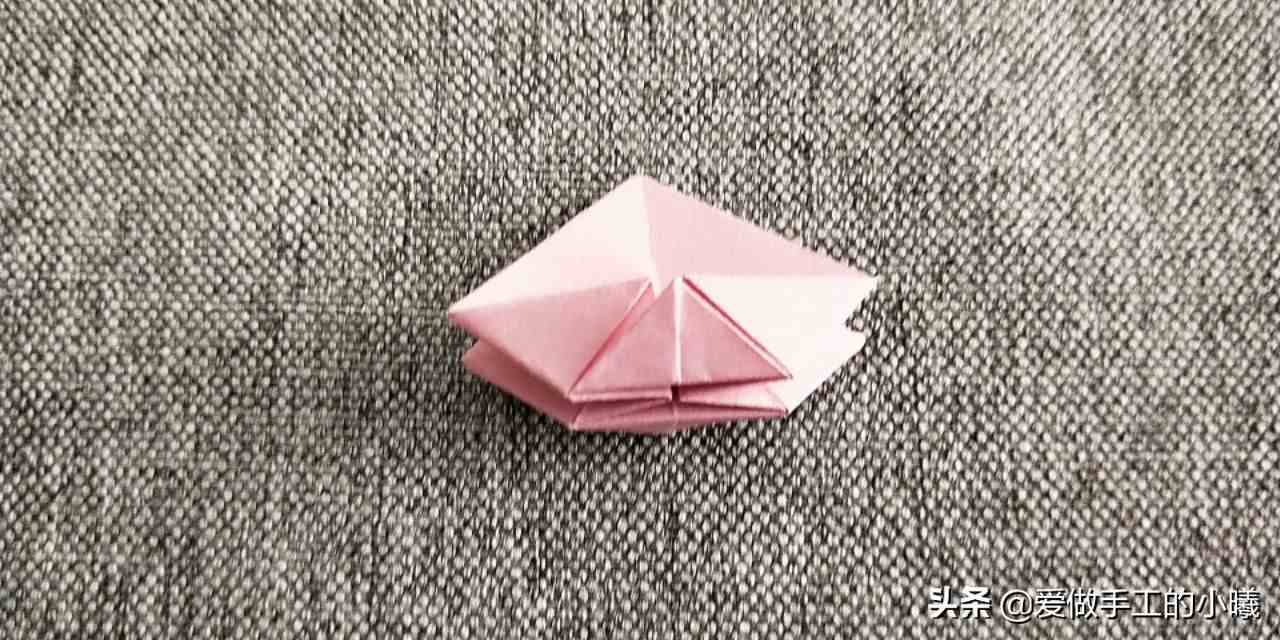 折玫瑰花的方法|最简单的玫瑰花折纸教程