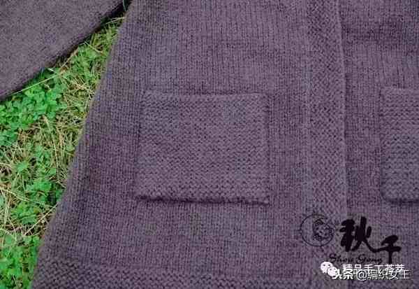 手工编织毛衣外套|搓板针编织的超简单的毛衣外套织法
